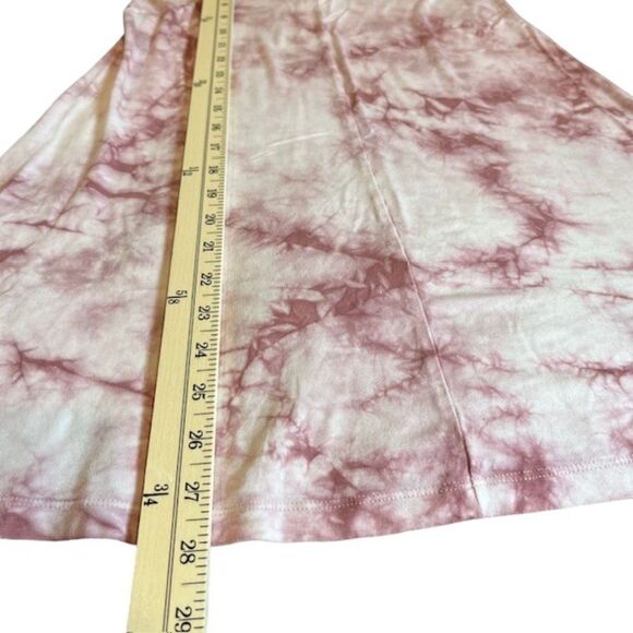 American Eagle Outfitters Strappy Tank Dress Pink White Marble S - Picture 9 of 10